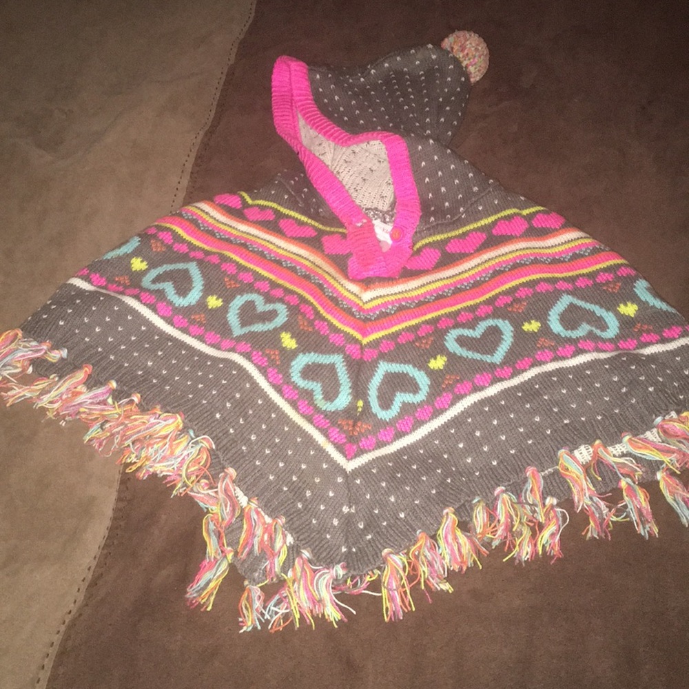 Baby Poncho with Hood